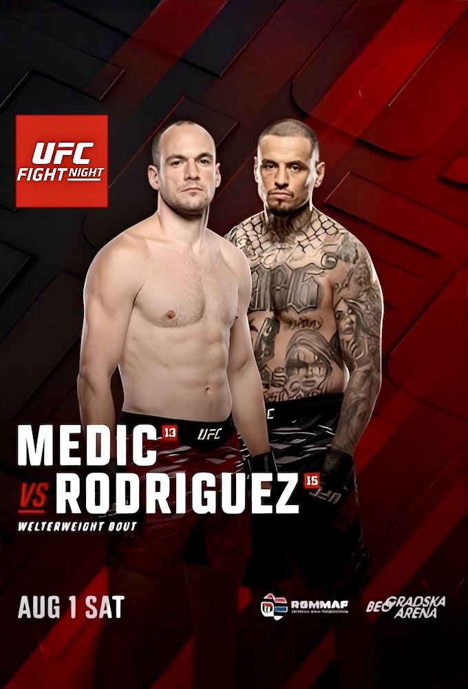 UFC Fight Night 283 Medić vs Rodriguez