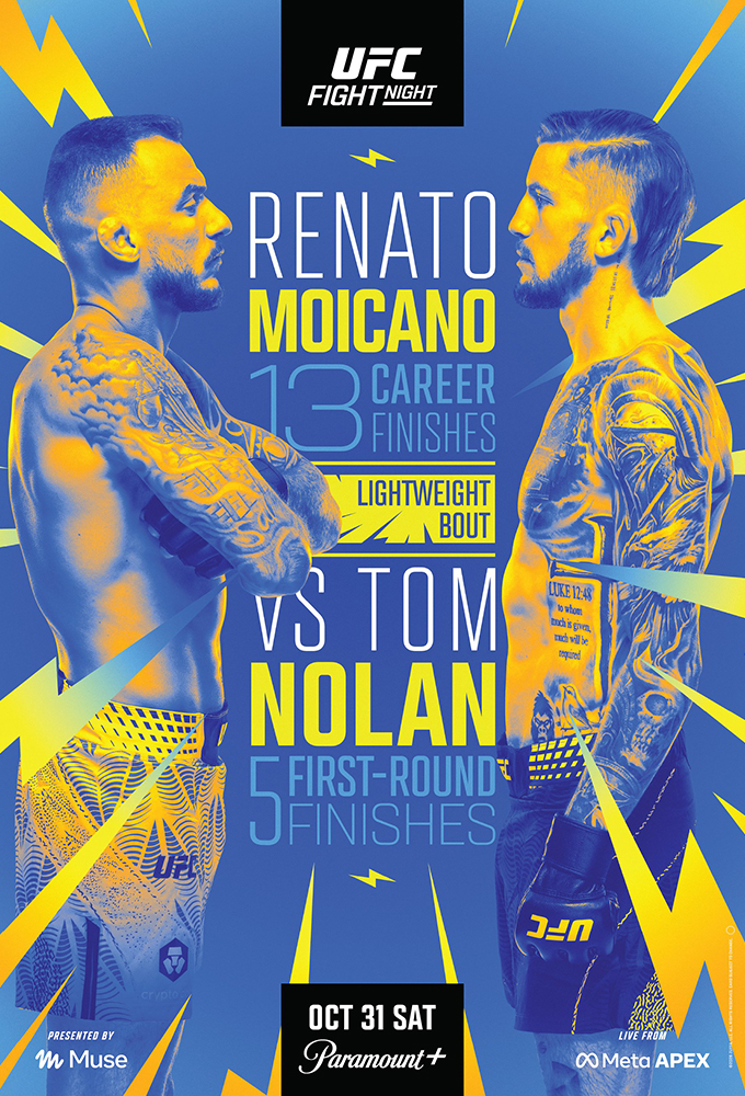 UFC Fight Night 292 Moicano vs Nolan