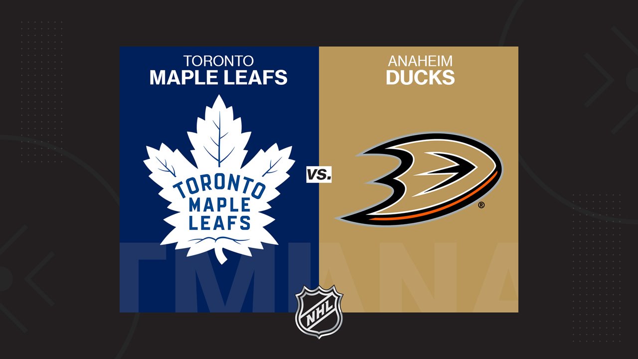 Where To Watch Anaheim Ducks Vs Toronto Maple Leafs Game Today Time Thumb 