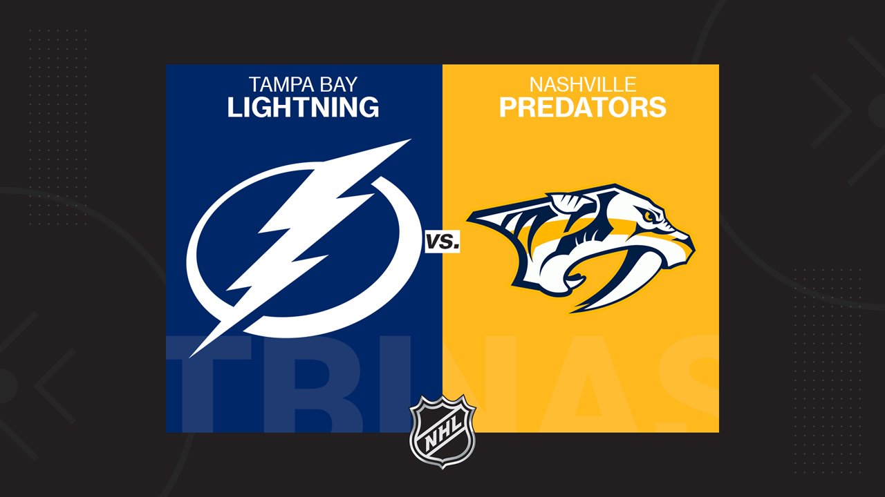 Where to watch Nashville Predators vs. Tampa Bay Lightning game today ...